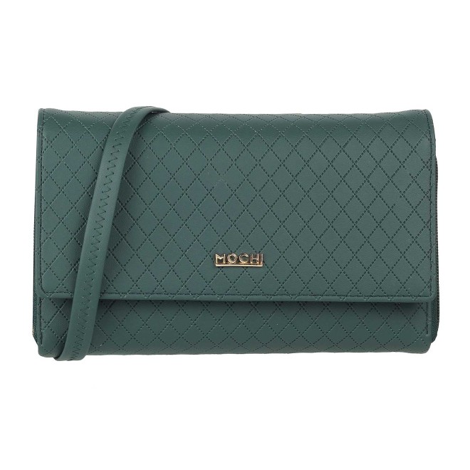 Mochi Women Green Wallets Bifold