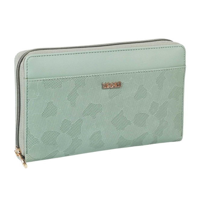 Mochi Women Light-Green Wallets Zip Around (SKU: 95-8371-60-10)