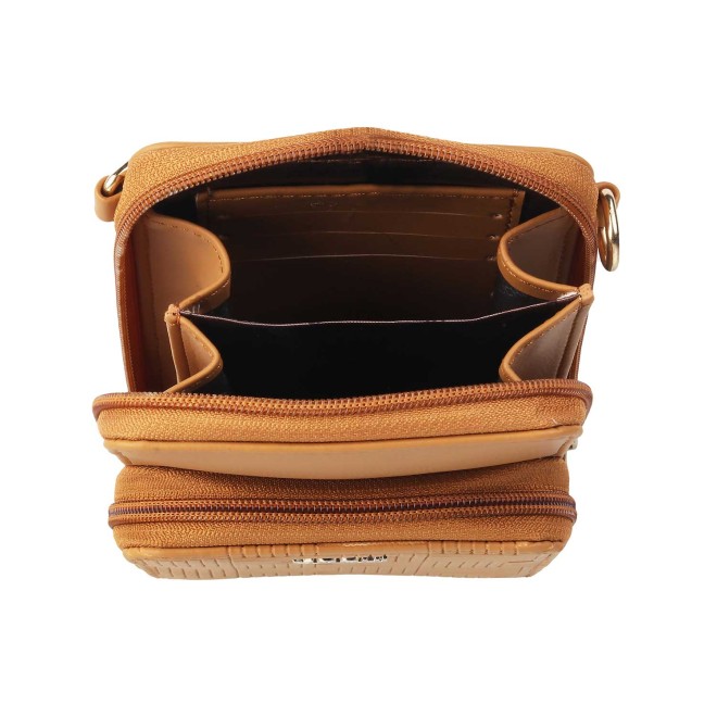 Mochi Women Camel Mobile Sling Bag (SKU: 95-8372-97-10)