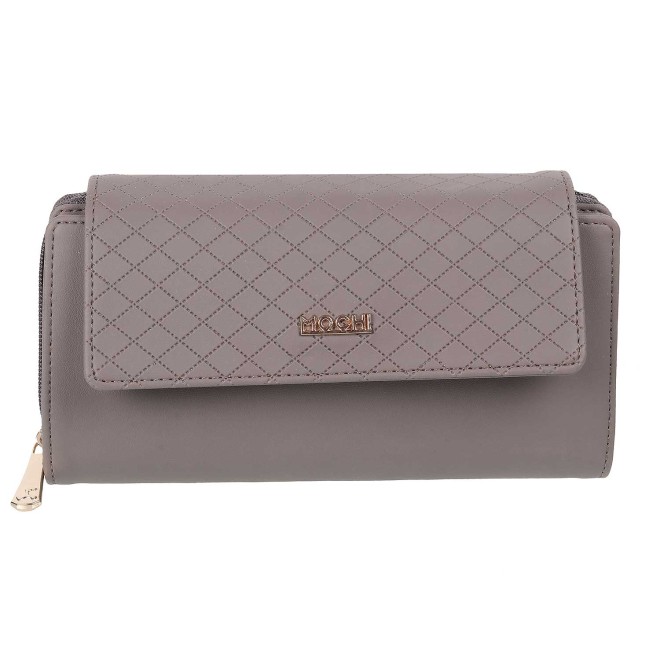 Mochi Women Grey Wallets Bifold