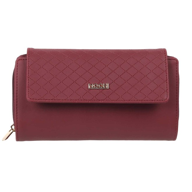 Mochi Women Maroon Wallets Bifold