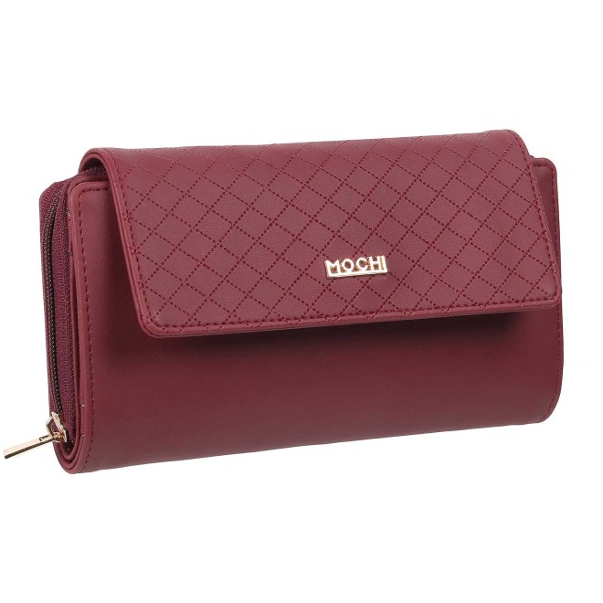 Mochi Women Maroon Wallets Bifold (SKU: 95-8398-44-10)